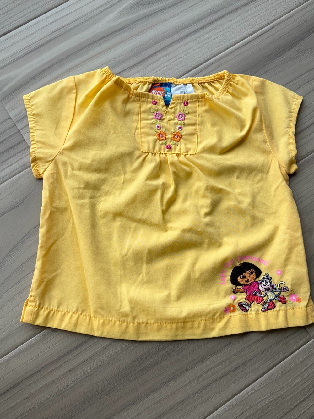 Y2K Nick Jr Dora the Explorer embroidered Top